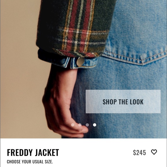 Sezane Multicolor Plaid Blazer - Picture 6 of 6